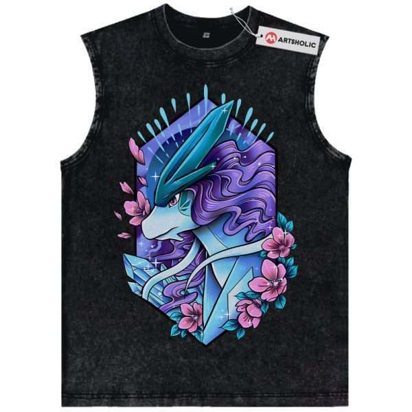 Suicune Tank Top, Pokemon Tank Top, PKM Tank Top, Anime Tank Top, Vintage Tank Top