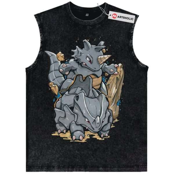 Sihorn Tank Top, Sidon Tank Top, Tank Top, Pokemon Tank Top, PKM Tank Top, Anime Tank Top, Vintage Tank Top
