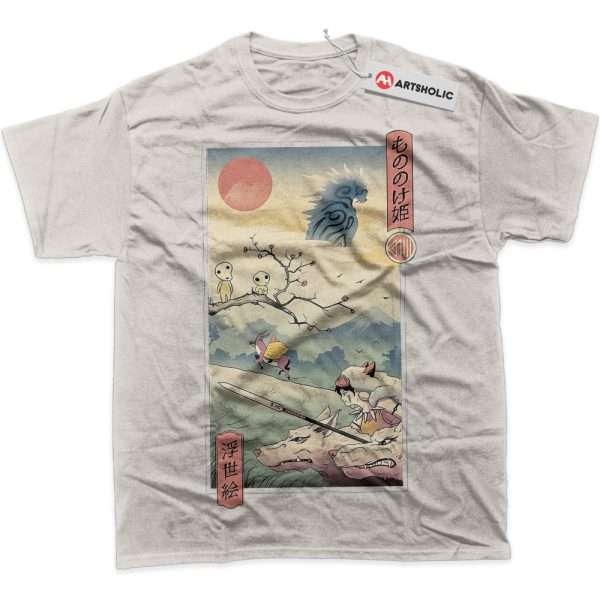 Princess Mononoke Shirt, Studio Ghibli Shirt, Anime Shirt, Graphic T-Shirt
