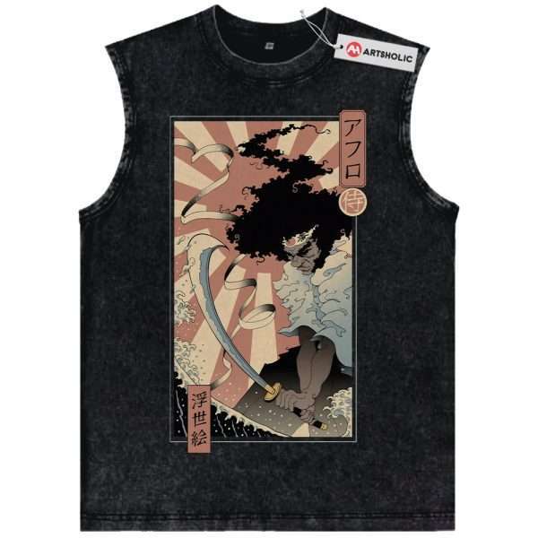 Rokutaro Tank Top, Afro Samurai Tank Top, Anime Tank Top, Vintage Tank Top