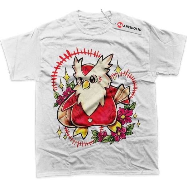 Delibird Shirt, Pokemon Shirt, PKM Shirt, Anime Shirt, Graphic T-Shirt