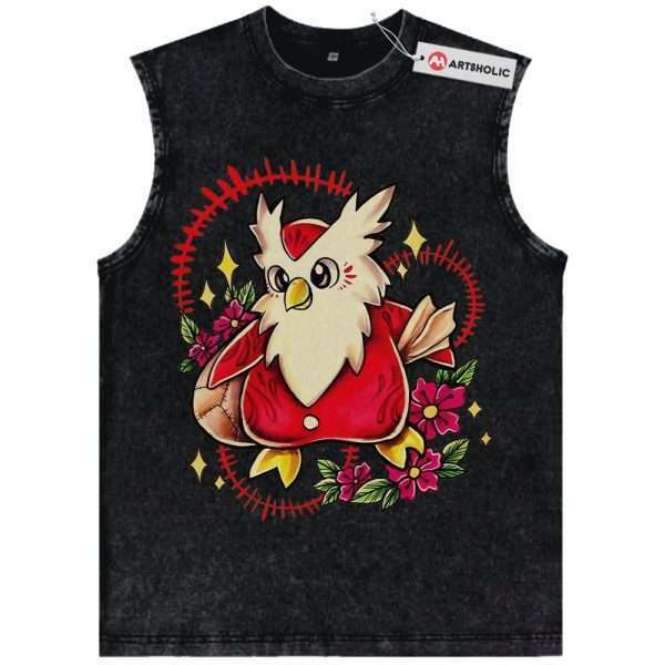 Delibird Tank Top, Pokemon Tank Top, PKM Tank Top, Anime Tank Top, Vintage Tank Top