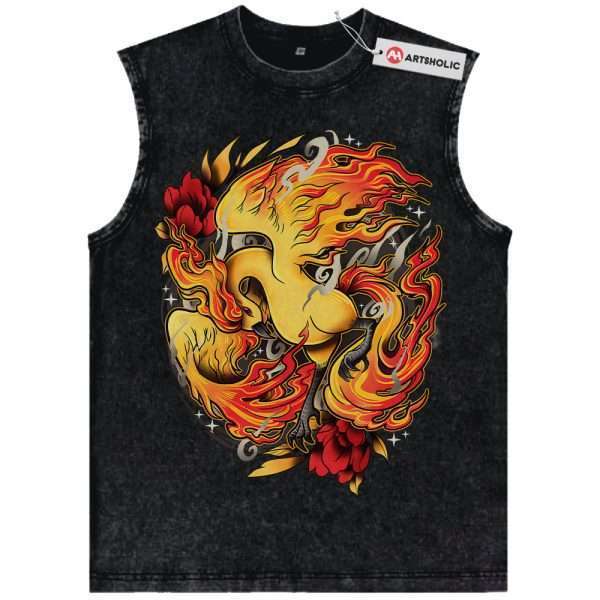 Moltres Tank Top, Pokemon Tank Top, PKM Tank Top, Anime Tank Top, Vintage Tank Top