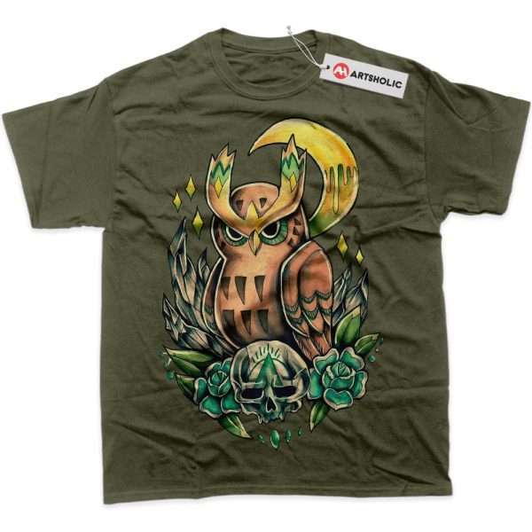 Noctowl Shirt, Pokemon Shirt, PKM Shirt, Anime Shirt, Graphic Tee