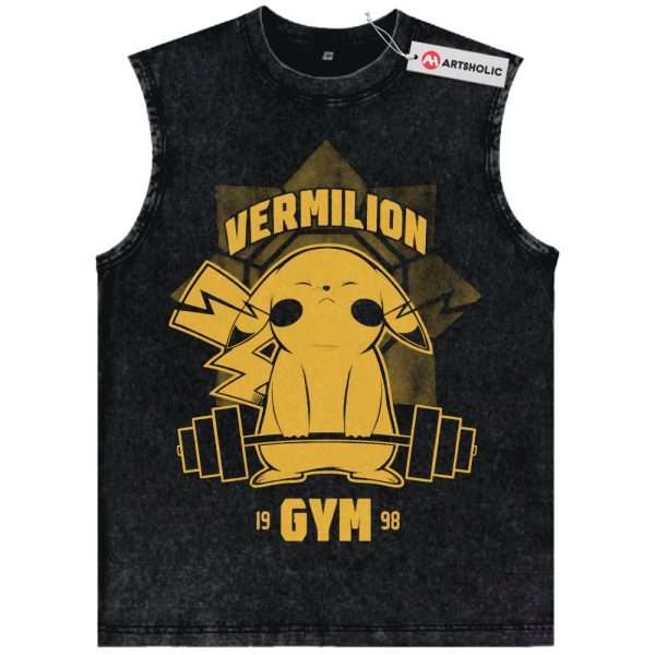 Pikachu Tank Top, Pokemon Tank Top, PKM Tank Top, Anime Tank Top, Vintage Tank Top