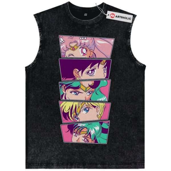 Sailor Moon Tank Top, Anime Tank Top, Vintage Tank Top