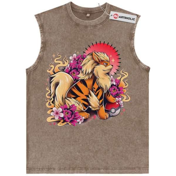 Arcanine Tank Top, Pokemon Tank Top, PKM Tank Top, Anime Tank Top, Vintage Tank Top