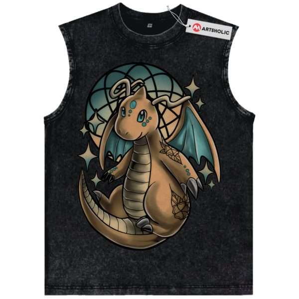 Dragonite Tank Top, Pokemon Tank Top, PKM Tank Top, Anime Tank Top, Vintage Tank Top