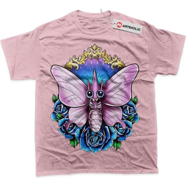 Venomoth Shirt, Pokemon Shirt, PKM Shirt, Anime Shirt, Graphic T-Shirt
