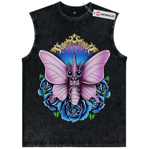 Venomoth Tank Top, Pokemon Tank Top, PKM Tank Top, Anime Tank Top, Vintage Tank Top