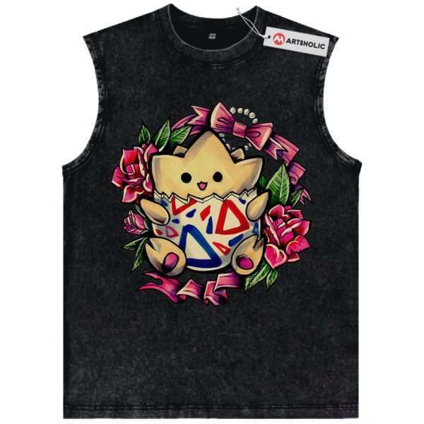 Togepi Tank Top, Pokemon Tank Top, PKM Tank Top, Anime Tank Top, Vintage Tank Top