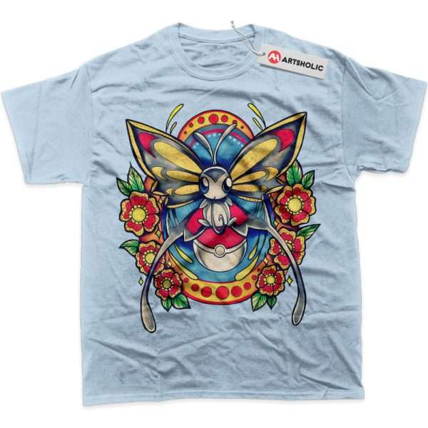 Beautifly Shirt, Pokemon Shirt, PKM Shirt, Anime Shirt, Graphic T-Shirt