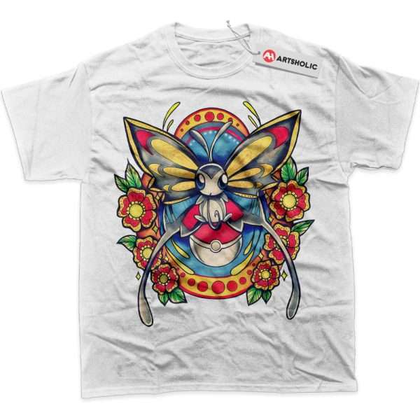 Beautifly Shirt, Pokemon Shirt, PKM Shirt, Anime Shirt, Graphic T-Shirt