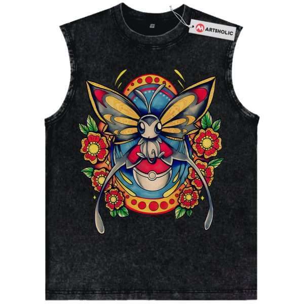 Beautifly Tank Top, Pokemon Tank Top, PKM Tank Top, Anime Tank Top, Vintage Tank Top