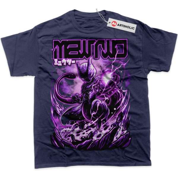 Mewtwo Shirt, Pokemon Shirt, PKM Shirt, Anime Shirt, Graphic T-Shirt