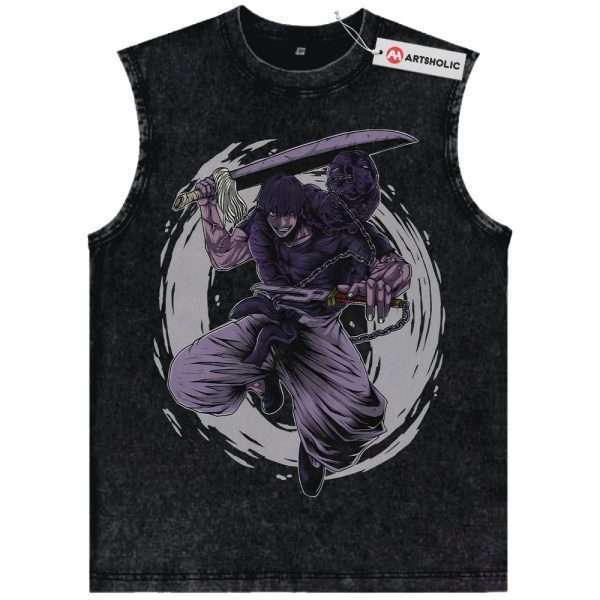 Toji Fushiguro Tank Top, Jujutsu Kaisen Tank Top, Anime Tank Top, Vintage Tank Top