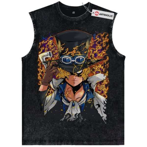 Sabo Tank Top, One Piece Tank Top, Anime Tank Top, Vintage Tank Top