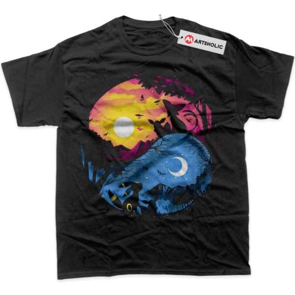 Espeon Shirt, Umbreon Shirt, Pokemon Shirt, PKM Shirt, Anime Shirt, Graphic T-Shirt