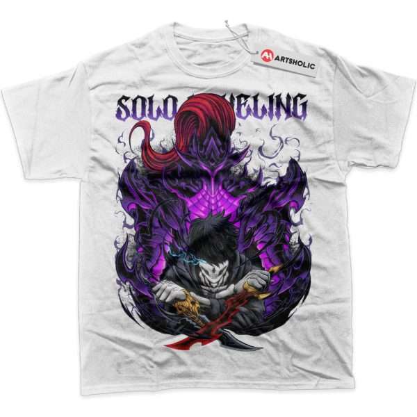 Sung Jinwoo Shirt, Solo Leveling Shirt, Anime Shirt, Graphic Tee