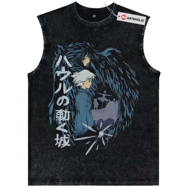 Howl's Moving Castle Tank Top, Studio Ghibli Tank Top, Anime Tank Top, Vintage Tank Top