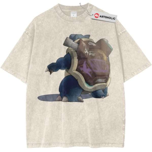 Blastoise Shirt, Pokemon Shirt, PKM Shirt, Anime Shirt, Vintage T-Shirt