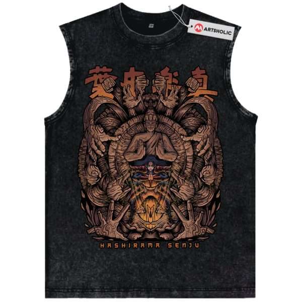 Hashirama Senju Tank Top, Naruto Tank Top, Anime Tank Top, Vintage Tank Top
