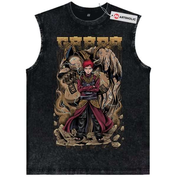 Gaara Tank Top, Naruto Tank Top, Anime Tank Top, Vintage Tank Top