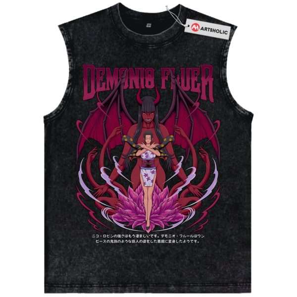 Nico Robin Tank Top, One Piece Tank Top, Anime Tank Top, Vintage Tank Top
