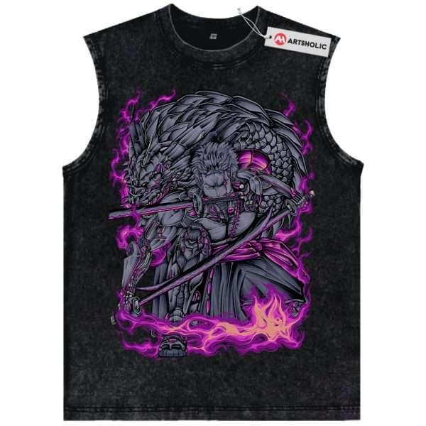 Roronoa Zoro Tank Top, One Piece Tank Top, Anime Tank Top, Vintage Tank Top