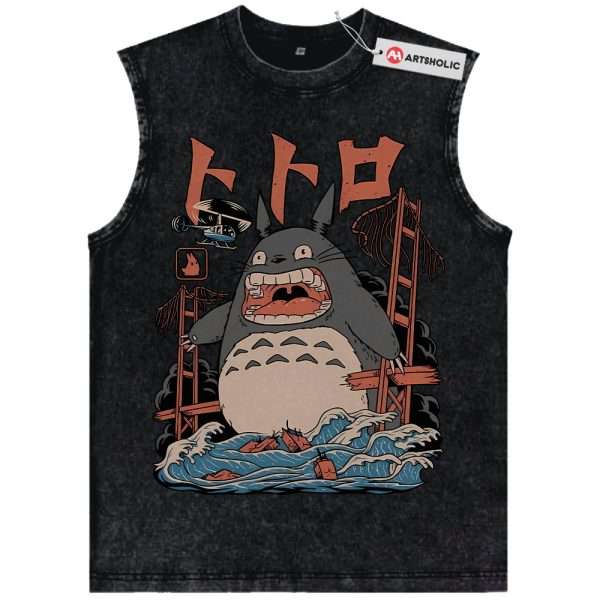 My Neighbor Totoro Tank Top, Studio Ghibli Tank Top, Anime Vintage Tank Top