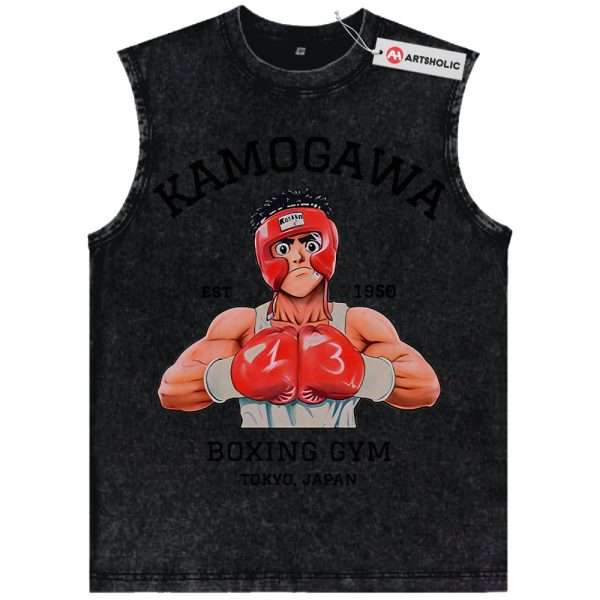 Ippo Makunouchi Tank Top, Hajime no Ippo Tank Top, Anime Tank Top, Vintage Tank Top