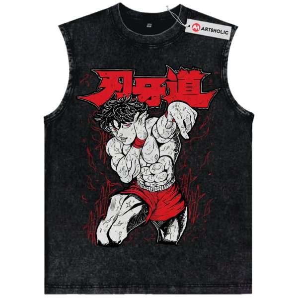 Baki Hanma Tank Top, Anime Tank Top, Vintage Tank Top