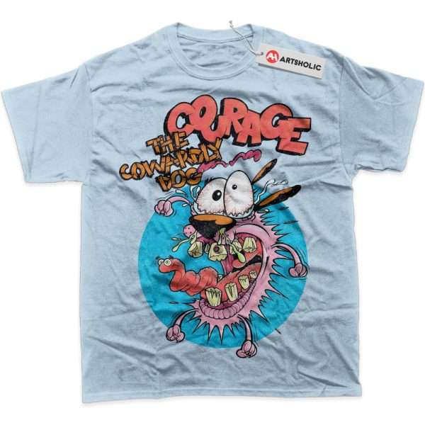 Courage the Cowardly Dog Shirt, Animated Shirt, Graphic Tee