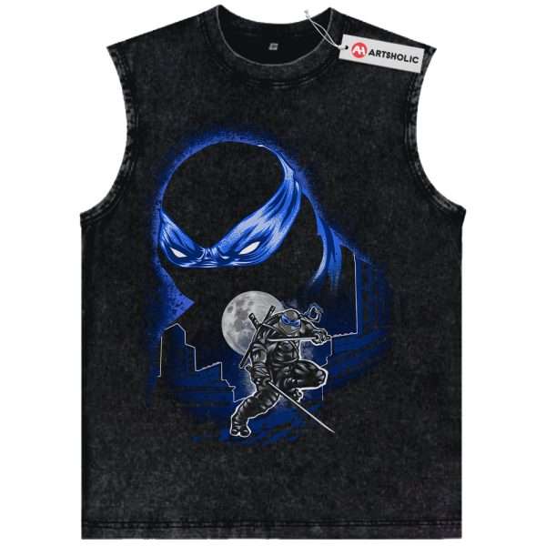 Leonardo Tank Top, Tank Topnage Mutant Ninja Turtles Tank Top, TMNT Tank Top, Animated Tank Top, Vintage Tank Top