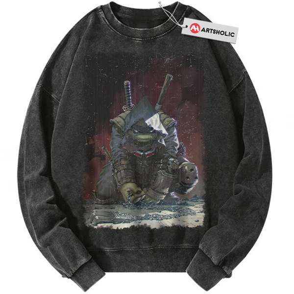 Michelangelo Sweatshirt, Teenage Mutant Ninja Turtles Sweatshirt, TMNT Sweatshirt, Animated Vintage Sweatshirt