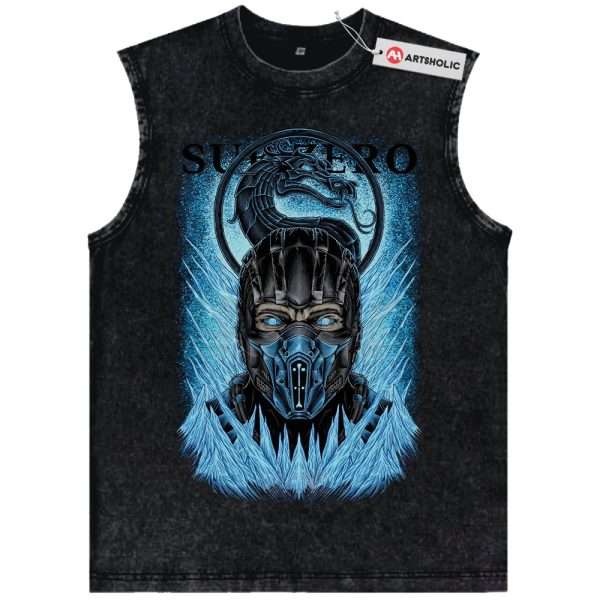 Sub Zero Tank Top, Mortal Kombat Tank Top, Game Tank Top, Vintage Tank Top