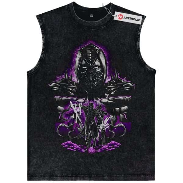 Noob Saibot Tank Top, Mortal Kombat Tank Top, Game Tank Top, Vintage Tank Top