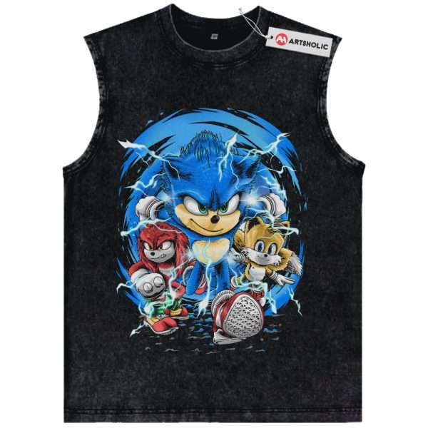 Sonic the Hedgehog Tank Top, Game Tank Top, Vintage Tank Top