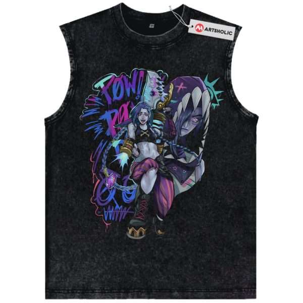 Jinx Tank Top, League of Legends Tank Top, LoL Tank Top, Game Tank Top, Vintage Tank Top