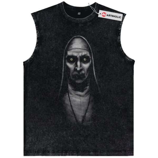 Valak Tank Top, The Nun Tank Top, Halloween Tank Top, Horror Tank Top, Vintage Tank Top