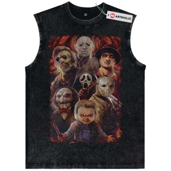 Chucky Tank Top, Freddy Krueger Tank Top, Jason Voorhees Tank Top, Horror Tank Top, Halloween Tank Top, Vintage Tank Top