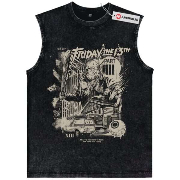 Friday the 13th Tank Top, Halloween Tank Top, Horror Tank Top, Vintage Tank Top