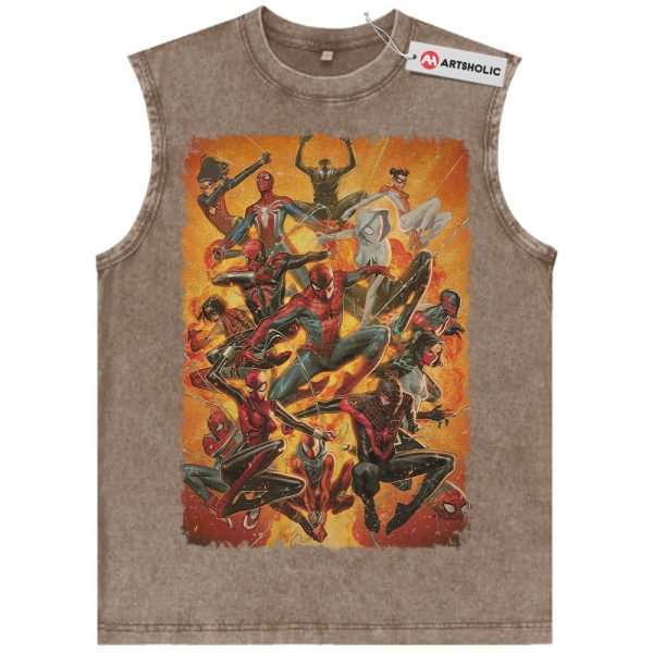 Spider-Man Tank Top, Marvel Comics Tank Top, Vintage Tank Top