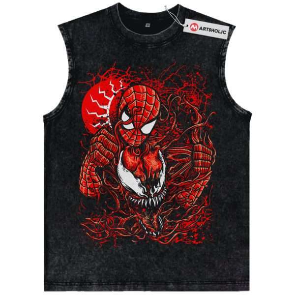 Spider-Man vs Carnage Tank Top, Marvel Comics Tank Top, Vintage Tank Top