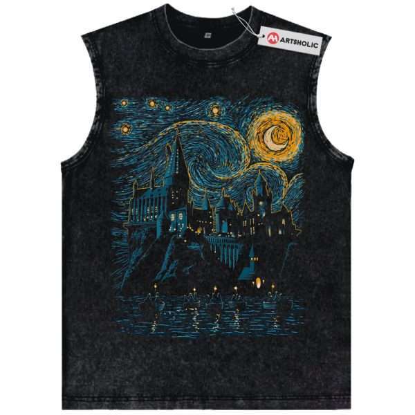 Hogwarts Tank Top, Harry Potter Tank Top, Movie Tank Top, Vintage Tank Top