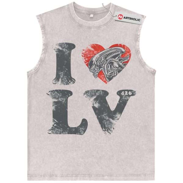 Alien vs Predator Tank Top, Movie Tank Top, Vintage Tank Top