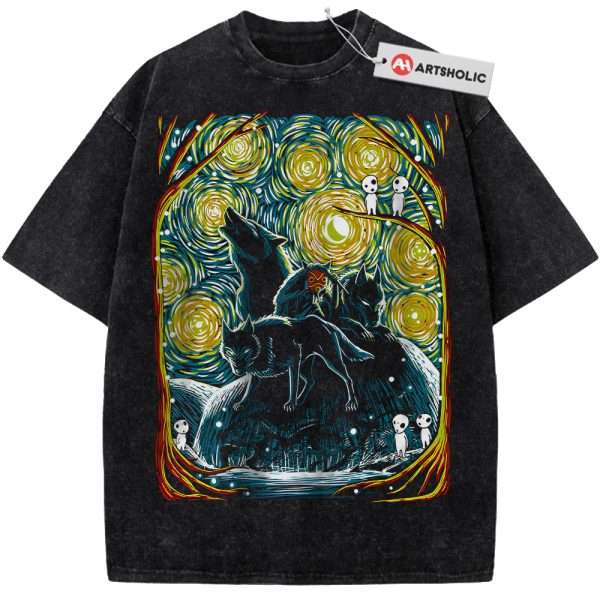 Princess Mononoke Shirt, Studio Ghibli Shirt, Anime Shirt, Vintage T-Shirt