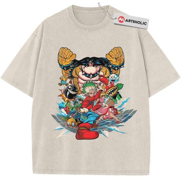 Dr Stone Shirt, Mario Shirt, Anime Shirt, Vintage T-Shirt
