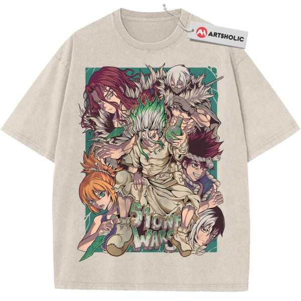 Dr Stone Shirt, Anime Shirt, Vintage Tee