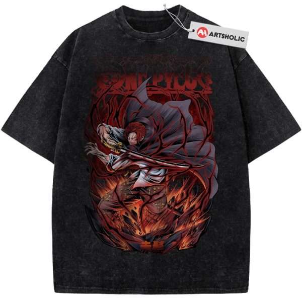 Shanks Shirt, One Piece Shirt, Anime Shirt, Vintage Tee